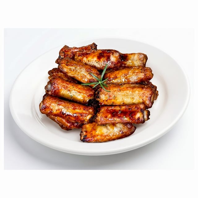 Honey Glazed BBQ Pork Ribs.